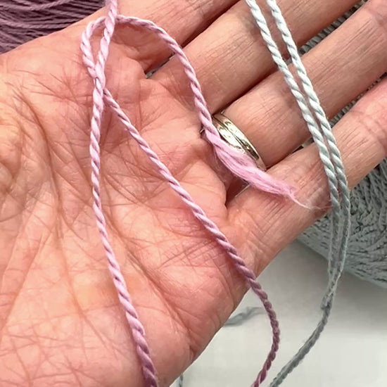 Elite iDOKNiT luxury cotton yarn, SCIROCCO by RiGo Italy. 100% mercerized cotton DK weight, Nm 2/5000. Authentic Italian-made high-sheen yarn curated by iDOKNiT for professional knitting.