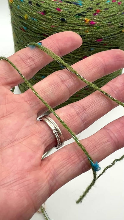 Mohair Merino CABLE Tweed, LIFE, Luxury Selection Italian Yarn by RiGo, Available in Balls and on Cone, Sport Weight, 350m/100g (382y/3.52oz)