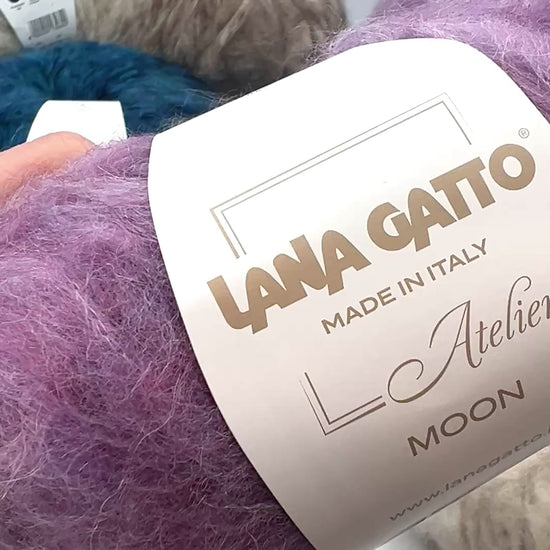 Lana Gatto Moon 45 percent Extrafine Merino 45 percent Superfine Alpaca Italian cable roving yarn from iDOKNiT