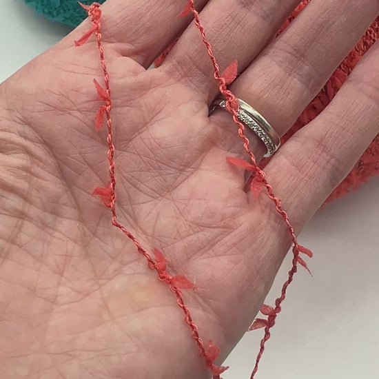Filati BE.MI.VA DOREEN cotton polyamide fancy yarn cone lace weight