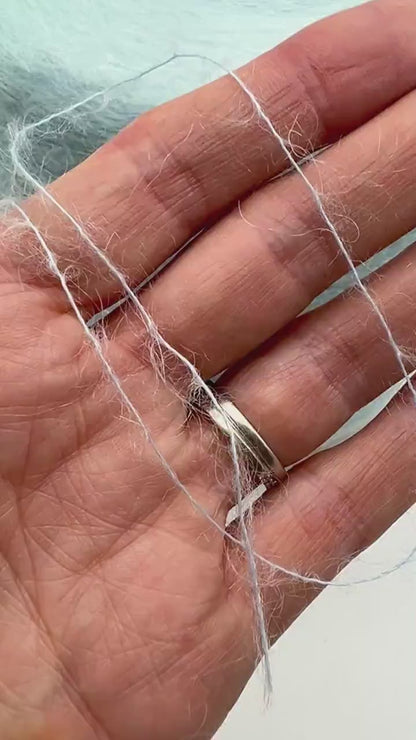 Пряжа Superkid Mohair, AURORA, итальянская пряжа премиум-класса от Ilaria, продаётся на конусах или в мотках, плотность 1000 м/100 г (1094 ярда/3,52 унции)