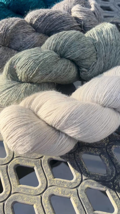Paces Vilnas Fabrika Dundaga 7.1 100% Latvian Merino wool lace weight yarn, traditionally processed and lanolin-rich for authentic knitting at iDOKNiT.