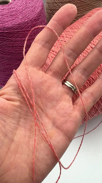100% Cashmere Yarn, Exclusive Italian Mill COARSEHAIR 2/11, Luxury Italian Lace-Fingering Yarn, Balls or Cones, 550m/100g