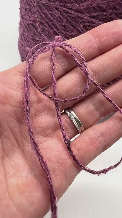 BOURETTE Silk Viscose CHANEL-style Tweed Yarn, VISSET, Luxury Italian Yarn by RiGo, Available in Balls or Cones, DK Weight, 250m/100g (273y/3.52oz)