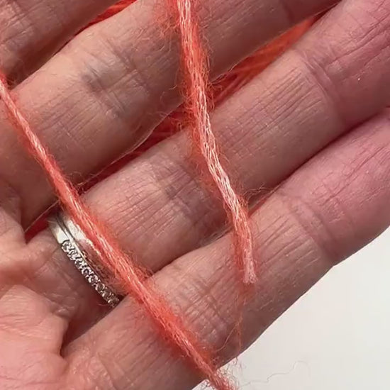 filpucci baby tinto baby alpaca cable yarn italy
luxury fluffy alpaca sport yarn 450m 100g
orange baby alpaca merino cable yarn close up
soft airy cable yarn for sweaters scarves shawls
italian alpaca yarn balls or cones