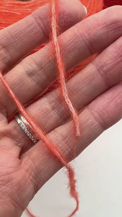 filpucci baby tinto baby alpaca cable yarn italy
luxury fluffy alpaca sport yarn 450m 100g
orange baby alpaca merino cable yarn close up
soft airy cable yarn for sweaters scarves shawls
italian alpaca yarn balls or cones