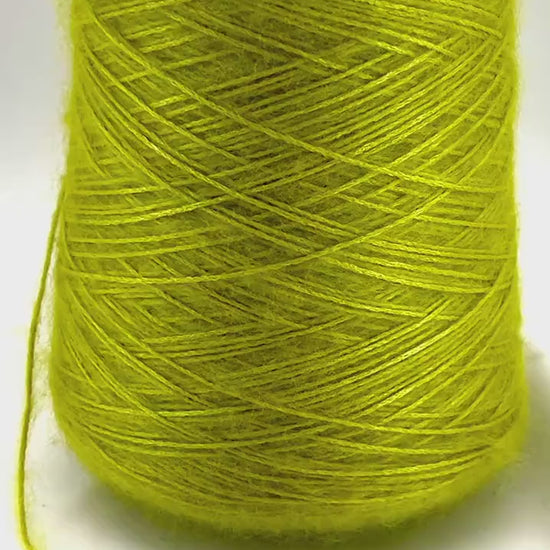 Cone yarn silk mohair blend for knitting and weaving