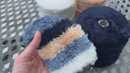 Profilo Teddy cashmere silk eyelash chunky weight yarn from iDOKNiT