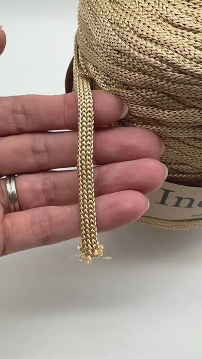 Structured, Water-Resistant Yarn, INDA BIG by Borgo de Pazzi, Italy, Perfect for Crochet Bags, Baskets, Home Décor and Macramé, 500g/165m