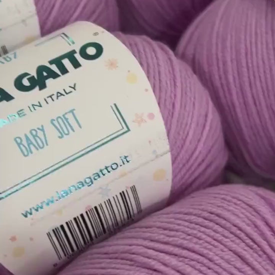 lana gatto baby soft print merino yarn italy aloe vera
soft baby yarn extrafine merino solids and prints 170m 50g
luxury italian baby yarn lana gatto soft merino knitting yarn
gentle merino yarn for baby garments and soft knitwear
lana gatto baby soft yarn texture close up