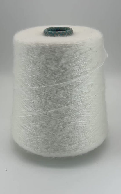 FLUFFY Cashmere 71 Silk 19 Elastane 10 STRETCHY Yarn, SENCE, Luxury Itlains Yarn by CARIAGGI, Available in Balls and on Cone, Lace Weight, 1200m/100g  (1312y/3.52oz)