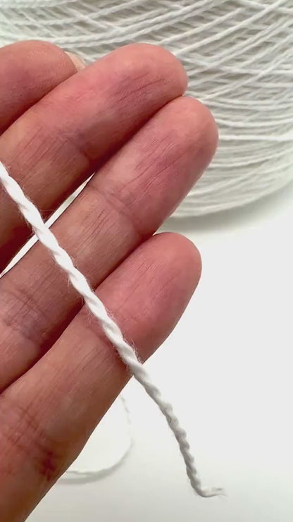 PIMA Cotton Yarn, IAFIL spa, 100% Pima Cotton, Super Soft Cotton, Yarn on Cone, Italian Yarn, 250m/100g