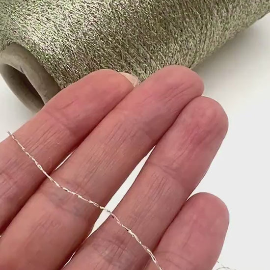 Ultra-fine 4600m viscose lurex yarn made in Italy — iDOKNiT Shop