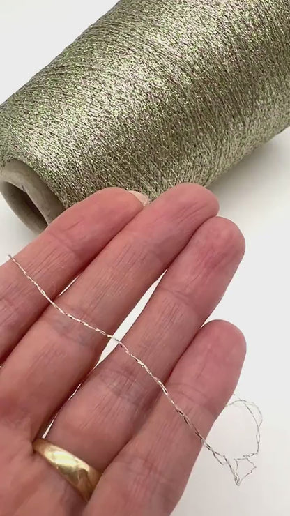 Ultra-fine 4600m viscose lurex yarn made in Italy — iDOKNiT Shop