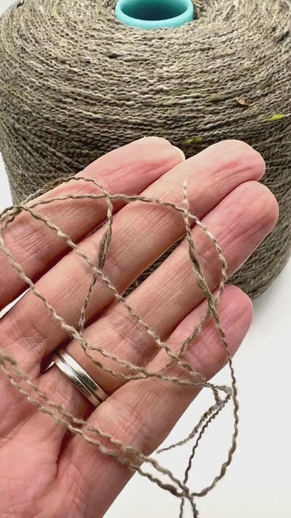 Cashmere Lambswool Tweed, SHERWOOD, Luxury Italian Yarn by Biagioli Modesto, Available in Balls and on Cones, Lace Weight, 670m/100g (733y/3.52oz)