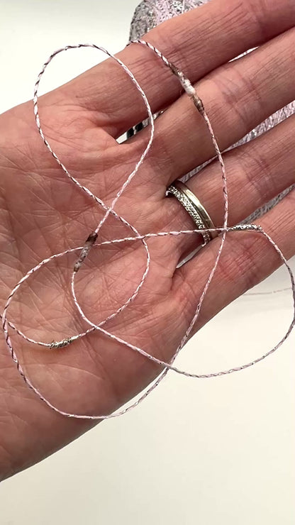 Cotton FANTASY FLAME Lurex Tweed Yarn, CRISTALLO, Luxury Collection by RiGo, Sold in Balls or on Cones, Lace Yarn, VARIABLE METRAGE/YARDAGE