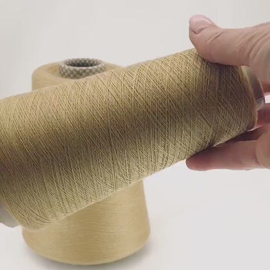 ROYAL cashmere silk yarn in camel, luxury Italian lace weight yarn with 6000m per 100g.