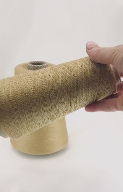 ROYAL cashmere silk yarn in camel, luxury Italian lace weight yarn with 6000m per 100g.