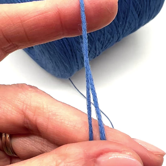 Filati Be.Mi.Va ORGANIC PARK cotton nylon Italian lace yarn with airy chain structure at iDOKNiT.
