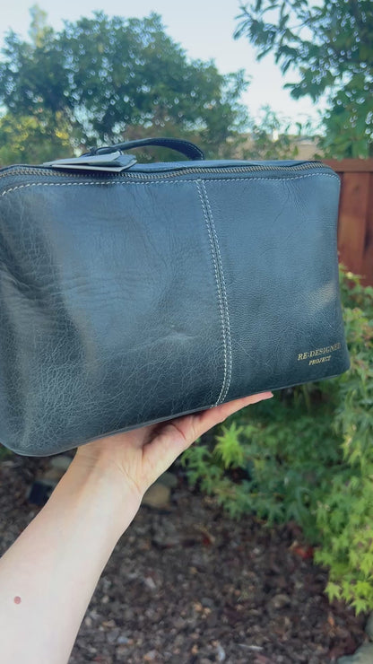 RE PROJECT 10 handcrafted Urban Leather beauty box style knitting needle and notion organizer case from iDOKNiT