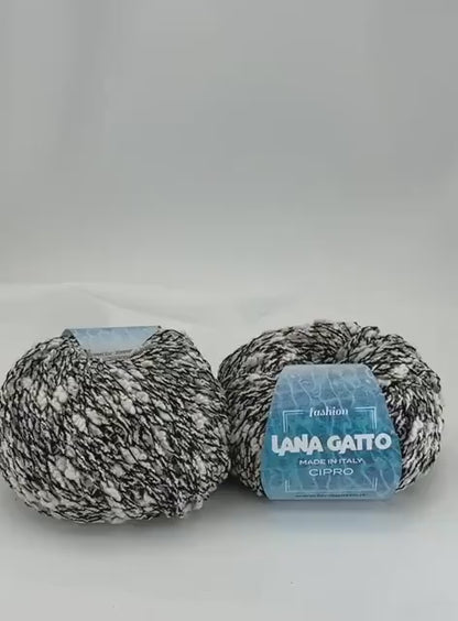 PAILLETTES Cotton Yarn, Sequin Yarn, CIPRO, Chanel-Style Yarn, Lana Gatto, Italian Yarn, Tshirt yarn, Fashion Collection Yarn, 50g/90m (98y/1.76oz)