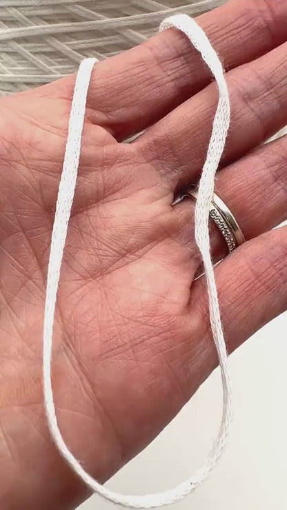 Cotton CABLE Yarn, HASEGAWA, Japan, 100% Pure Cotton, Available on Cone and in Balls, 200m/100g (546y/3.52oz)