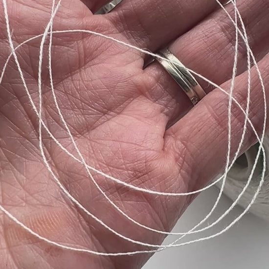 Servizi e Seta GANSHU luxury Italian yarn on cone, 55% mulberry silk and 45% linen blend, extra-fine lace weight for summer knitting and crochet at iDOKNiT.