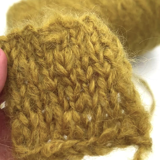 Sesia Novecento brushed mohair organic wool super bulky yarn balls from iDOKNiT