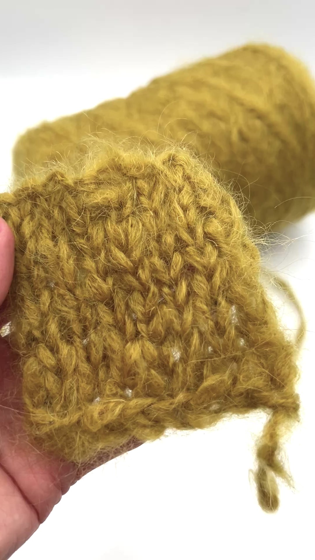 Sesia Novecento brushed mohair organic wool super bulky yarn balls from iDOKNiT