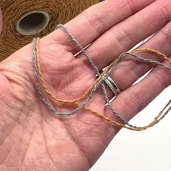 Ultra-luxury iDOKNiT lace weight yarn, VINICUNCA by Filcom Italy. 20% vicuña and 80% mulberry silk blend, Nm 2/14000. Authentic Italian-made yarn featuring the world's rarest animal fiber for unparalleled softness and luster curated by iDOKNiT.