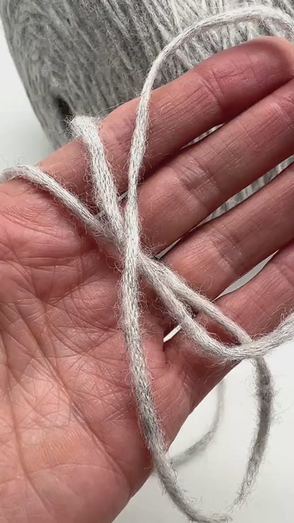 Alpaca Silk Merino Chain-Cable Yarn, BABYSOFTSILK, Premium Italian Yarn by Fabifil SRL, Available in Balls and on Cone, DK Weight, 220m/100g (240y/3.52oz)