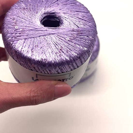 Lana Gatto Classic sequin yarn ball, 100% polyester, 25g - IDOKNIT Shop