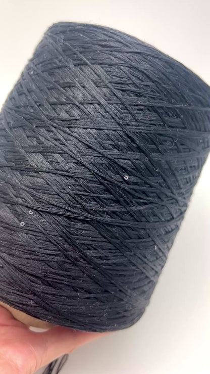 PAILLETTES Mulberry Silk Yarn, MULBERRY, Luxury Italian Yarn by Servizi E Seta, Sold on Cones, Sport Weight, 300m/100g (328y/3.52oz)