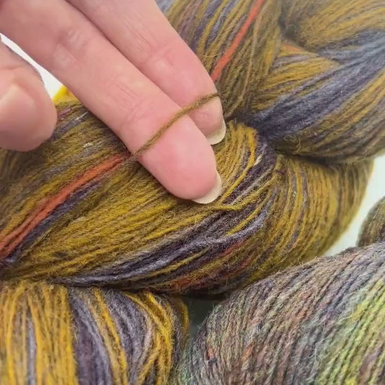 DUNDAGA 6/1 single ply Latvian wool yarn in solid colors, hand-dyed, rustic and softening with each wash, sold exclusively at iDOKNiT yarn boutique