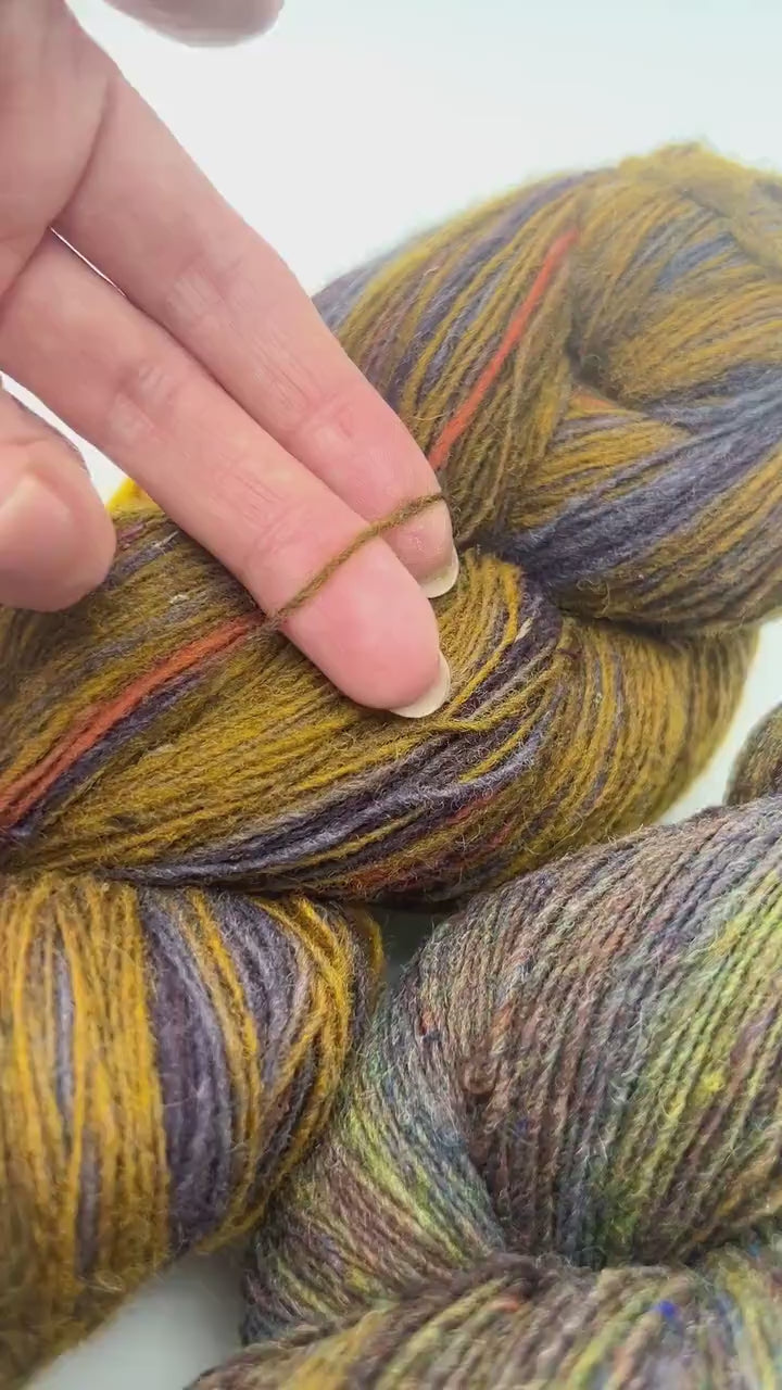 DUNDAGA 6/1 single ply Latvian wool yarn in solid colors, hand-dyed, rustic and softening with each wash, sold exclusively at iDOKNiT yarn boutique