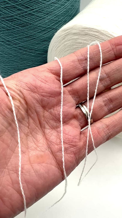 Luxury Loro Piana LEGEND 2/27 lace yarn made in Italy, 50% cashmere and 50% merino wool blend with refined marl effect, ultra-fine high-yardage yarn for multi-strand knitting, machine knitting, and luxury garments, available at iDOKNiT yarn shop