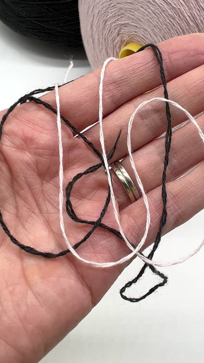 Cashmere Cotton Yarn, SAFARI, Premium Scottish Yarn by Todd & Duncan, Lace Weight, 660m/100g (722y/3.52oz)