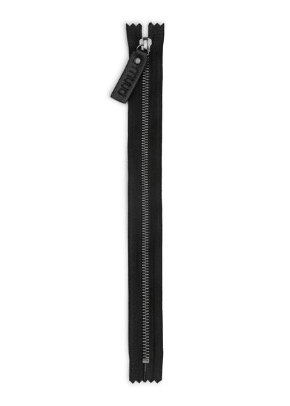 muud CARIN DIY sew-in metal zipper with genuine leather pull tab for handmade bags from iDOKNiT