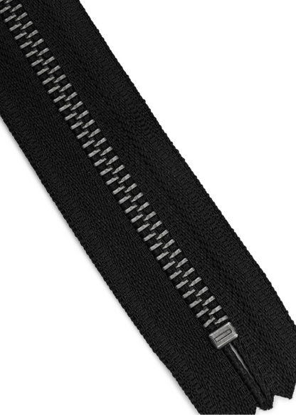 muud CARIN DIY sew-in metal zipper with genuine leather pull tab for handmade bags from iDOKNiT